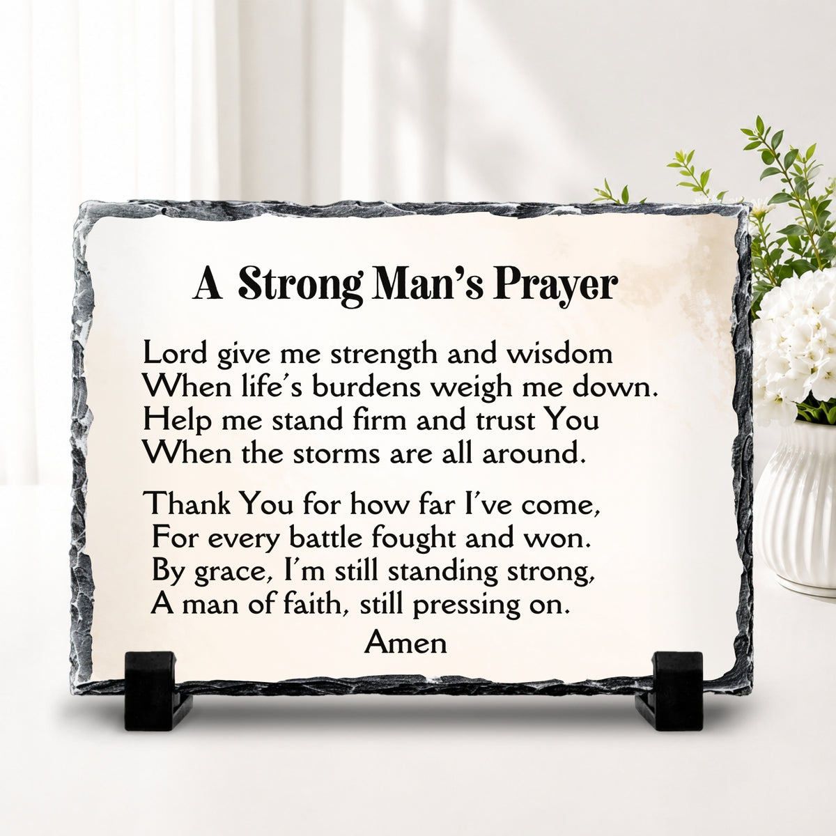 A Strong Man’s Prayer | Christian Gift for Men