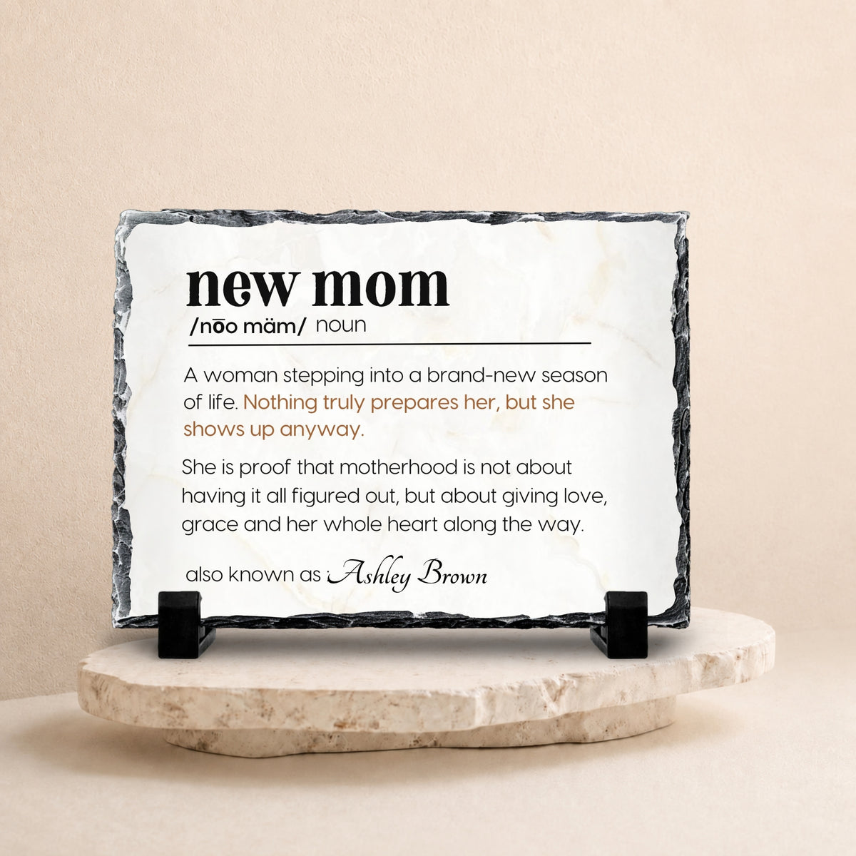Meaningful new mother gift for baby shower or push present