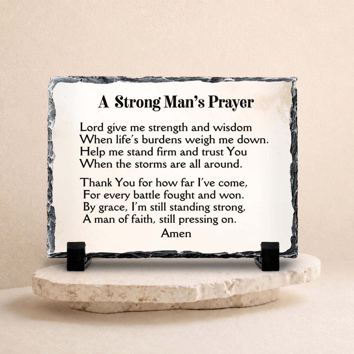 A Strong Man’s Prayer | Christian Gift for Men