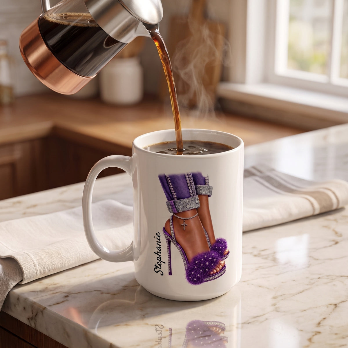 Personalized Walk by Faith Mug