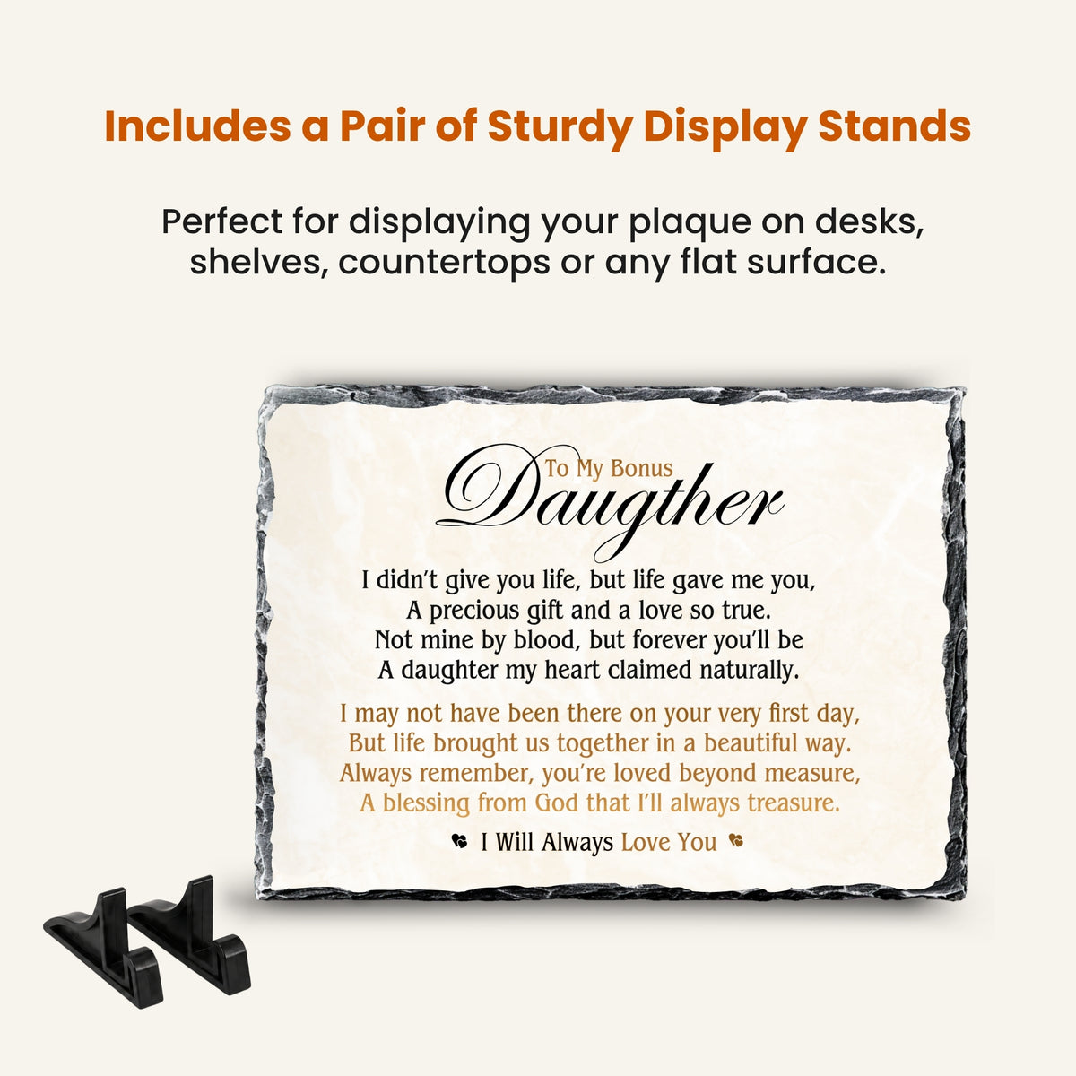 Blended family keepsake gift for bonus daughter