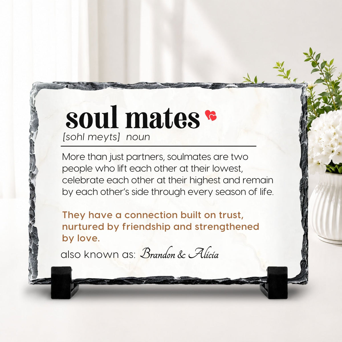 Personalized couples keepsake for anniversary or wedding